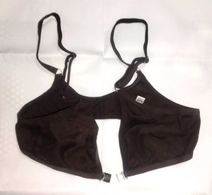 Harness Bralette Set - Purple &amp; Brown