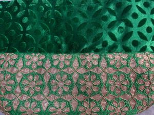 Designer Green Velvet Handbag