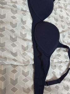 Navy Blue Wirless Bra