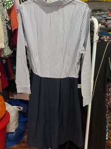 Striped Shirt Dress