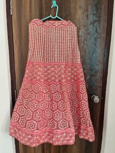 Pink Sparkly Sequins Work Lehenga
