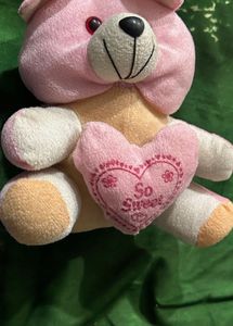 Pink Plush Dog Toy