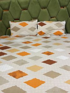 Diamond Pattern Bed Sheet Set