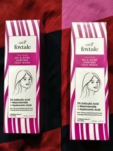 Foxtale Oil & Acne Control Face Wash combo