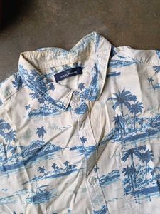 Men's Hawaiian Print Short Sleeve Shirt