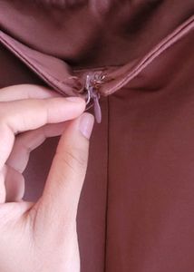 Brown Spaghetti Strap Jumpsuit