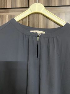 Stylish Grey Long Sleeve Top