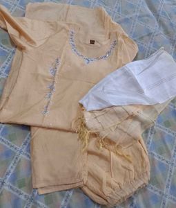 pant kurti suit silk based XXL size