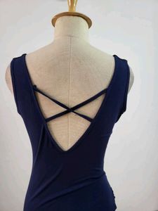 Chic V-Neck Ruched Dress