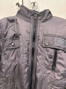 Stylish Grey Bomber Jacket