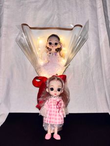 Doll Flower Bouquet with Lights