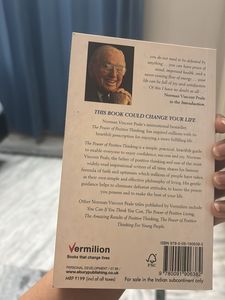 The Power of Positive Thinking Book