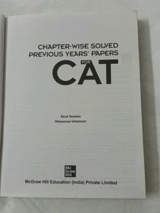 Chapter-Wise Solved Previous Years' Papers for CAT