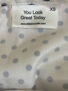 Chic Polka Dot Ruched Top