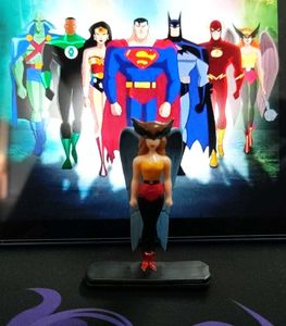 Cadbury GEMS justice league Hawkgirl Figure