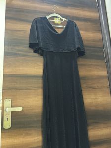 Sparkly Black Maxi Dress