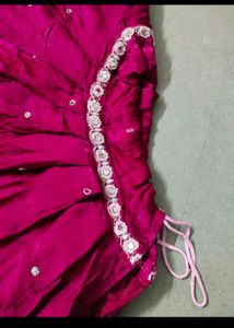 Vibrant Pink Embellished Lehenga Choli