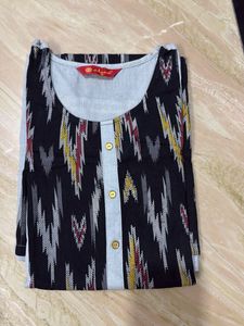 Ikkat fusion top