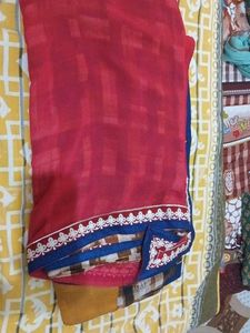 Red Saree