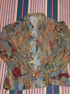 ​Stylish Multi-color Ethnic Kurti Jacket / Shrug