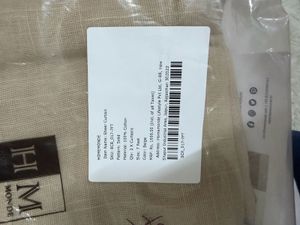 Plain Beige Curtain
