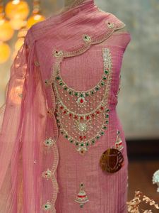 Exquisite Embroidered Kurta Set