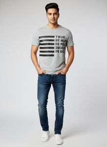 Reebok Grey Graphic T-Shirt