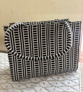 Chic Striped Tote Bag