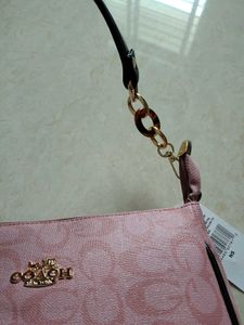 Coach Pink Signature Wristlet