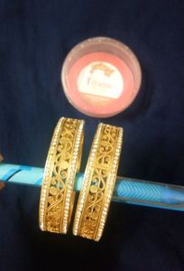(Unused) Golden bangle set of 2