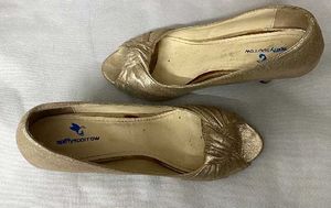 Sparkling Gold Heels