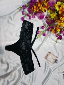 🇳🇿💫🎀Lace Trim Thong Panty