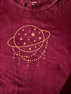 Cute Purple Graphic Tee