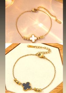Elegant Clover Charm Bracelet - combo of 2