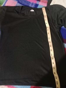 black new top sleeves stripes white