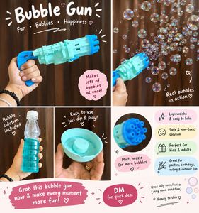 Automatic Bubble Gun Toy