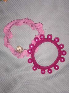 Charming Beaded Hair Ties &amp; Scrunchies Set