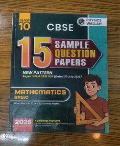PW Class 10 Mathematics Basic Sample Papers