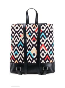 Stylish Geometric Print Backpack