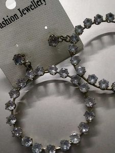 Sparkling Hoop Earrings