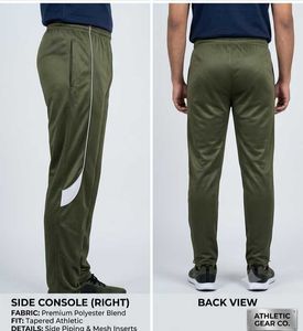 Men's Olive Green Track Pants