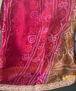 Boho Bandhani lehanga and dupptta