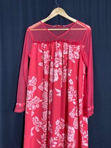 Women Pink Floral Printed Dress