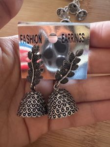Boho Ethnic Jhumka Earrings Set