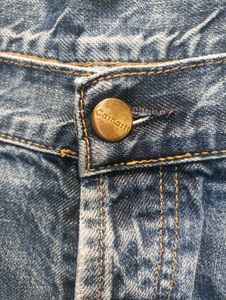 Carhartt Stylish Blue Patchwork Denim Jeans