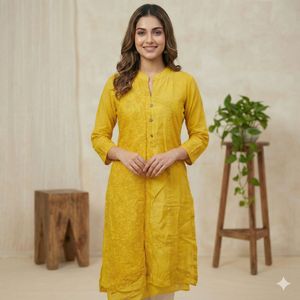 Elegant Yellow Kurta 💛