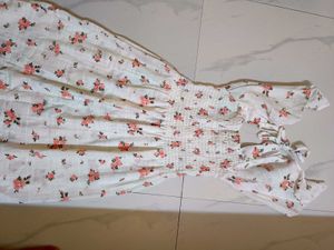 Zara Floral Smocked Dress