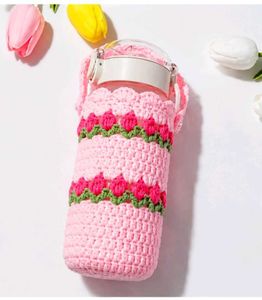 Handmade Crochet Bottle Holder