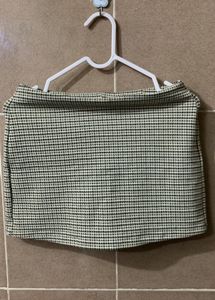 H&amp;m Checked Mini Skirt
