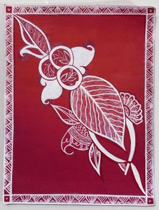 Red &amp; White Floral Design